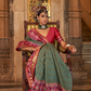 Vibrant Digital Printed Art Silk Saree with Contemporary Design