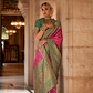 Premium Vichitra Silk Saree with Traditional Banarasi Woven Patterns