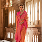 Premium Vichitra Silk Saree with Traditional Banarasi Woven Patterns