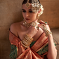 Premium Vichitra Silk Saree with Traditional Banarasi Woven Patterns