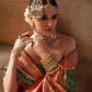 Premium Vichitra Silk Saree with Traditional Banarasi Woven Patterns
