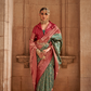 Premium Vichitra Silk Saree with Traditional Banarasi Woven Patterns