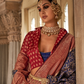 Premium Vichitra Silk Saree with Traditional Banarasi Woven Patterns