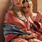 Premium Vichitra Silk Saree with Traditional Banarasi Woven Patterns