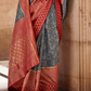 Premium Vichitra Silk Saree with Traditional Banarasi Woven Patterns