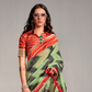 Banarasi Silk Saree with Zari Border and Rich Pallu