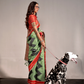 Banarasi Silk Saree with Zari Border and Rich Pallu