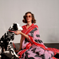 Banarasi Silk Saree with Zari Border and Rich Pallu