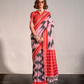 Banarasi Silk Saree with Zari Border and Rich Pallu