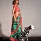 Banarasi Silk Saree with Zari Border and Rich Pallu