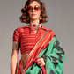 Banarasi Silk Saree with Zari Border and Rich Pallu