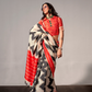 Banarasi Silk Saree with Zari Border and Rich Pallu