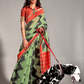 Banarasi Silk Saree with Zari Border and Rich Pallu