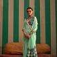 Graceful Spun Silk Saree with Handloom Weaving