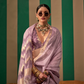 Graceful Spun Silk Saree with Handloom Weaving