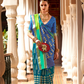 Designer Saree in Polyester Viscose Silk with Floreem Finish