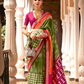 Designer Saree in Polyester Viscose Silk with Floreem Finish