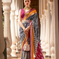 Designer Saree in Polyester Viscose Silk with Floreem Finish