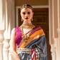 Designer Saree in Polyester Viscose Silk with Floreem Finish