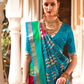 Designer Saree in Polyester Viscose Silk with Floreem Finish