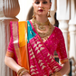 Designer Saree in Polyester Viscose Silk with Floreem Finish