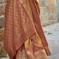 Designer Viscose Polyester Silk Saree with Aqua Effect Finish