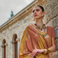 Designer Viscose Polyester Silk Saree with Aqua Effect Finish