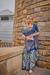 Graceful Aqua Effect Saree in Viscose Polyester Silk Fabric