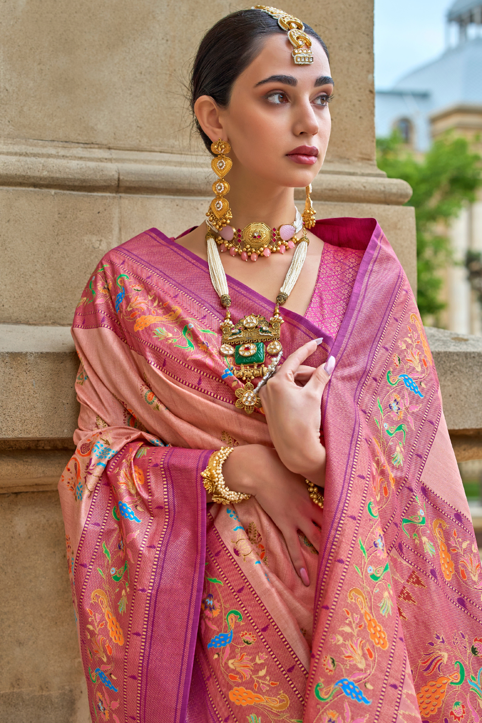 Graceful Saree in Superior Viscose Polyester Silk Fabric