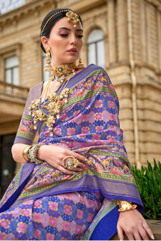 Graceful Saree in Superior Viscose Polyester Silk Fabric