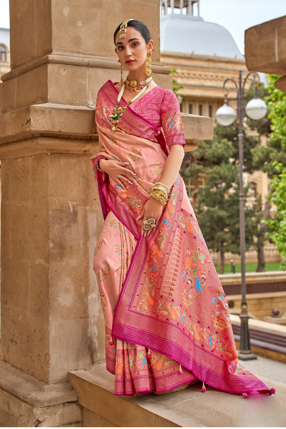 Graceful Saree in Superior Viscose Polyester Silk Fabric