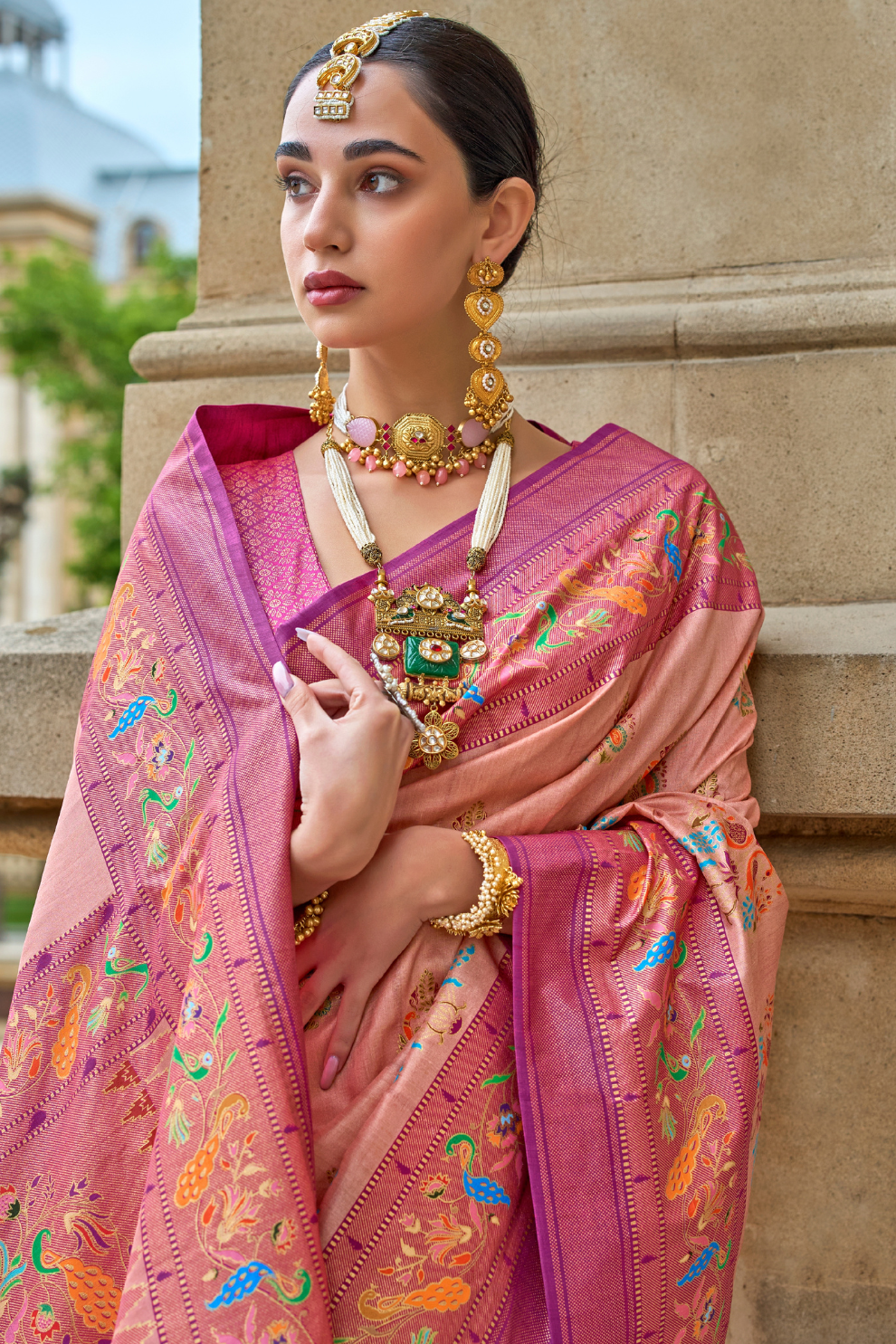 Graceful Saree in Superior Viscose Polyester Silk Fabric