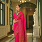 Traditional Banarasi Saree in Poly Viscose Silk with Meenakari Weave