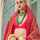 Handwoven Banarasi Silk Saree with Meenakari Kashmiri Designs