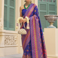 Handwoven Banarasi Silk Saree with Meenakari Kashmiri Designs