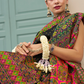 Handwoven Banarasi Silk Saree with Meenakari Kashmiri Designs