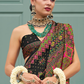 Handwoven Banarasi Silk Saree with Meenakari Kashmiri Designs