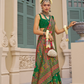 Handwoven Banarasi Silk Saree with Meenakari Kashmiri Designs