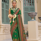 Handwoven Banarasi Silk Saree with Meenakari Kashmiri Designs