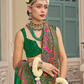 Handwoven Banarasi Silk Saree with Meenakari Kashmiri Designs