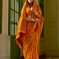 Traditional Banarasi Saree in Poly Viscose Silk with Meenakari Weave