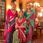 Super Polyester Viscose Silk Saree with Traditional Patola Design - LaVante Fashion