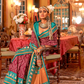 Super Polyester Viscose Silk Saree with Traditional Patola Design - LaVante Fashion