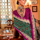 Super Polyester Viscose Silk Saree with Traditional Patola Design - LaVante Fashion
