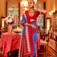 Super Polyester Viscose Silk Saree with Traditional Patola Design - LaVante Fashion