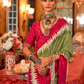 Super Polyester Viscose Silk Saree with Traditional Patola Design - LaVante Fashion