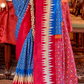 Super Polyester Viscose Silk Saree with Traditional Patola Design - LaVante Fashion