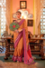 Super Polyester Viscose Silk Saree with Traditional Patola Design - LaVante Fashion
