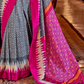 Super Polyester Viscose Silk Saree with Traditional Patola Design - LaVante Fashion