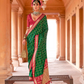 Radiant Super Polyester Viscose Silk Saree with Traditional Patola Design - LaVante Fashion
